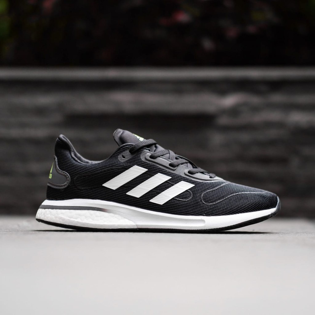 adidas supernova boost black white