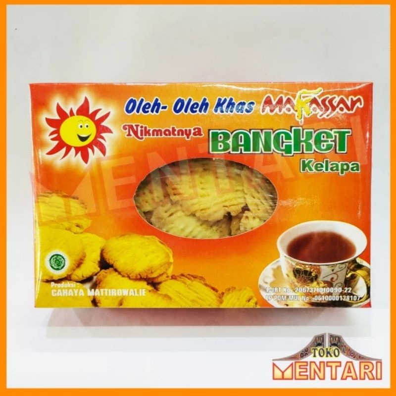 Jual Bangket Kelapa Khas Makassar - Cahaya Mattirowalie | Shopee Indonesia