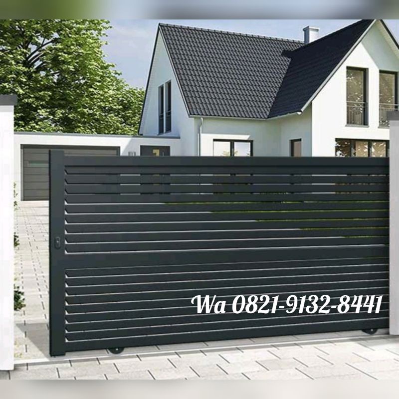 Jual Pagar gerbang rumah minimalis Jogja murah harga per meter persegi