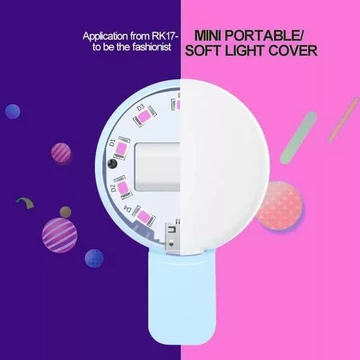 Ring Light Selfie Mini Q Portable 3 Warna