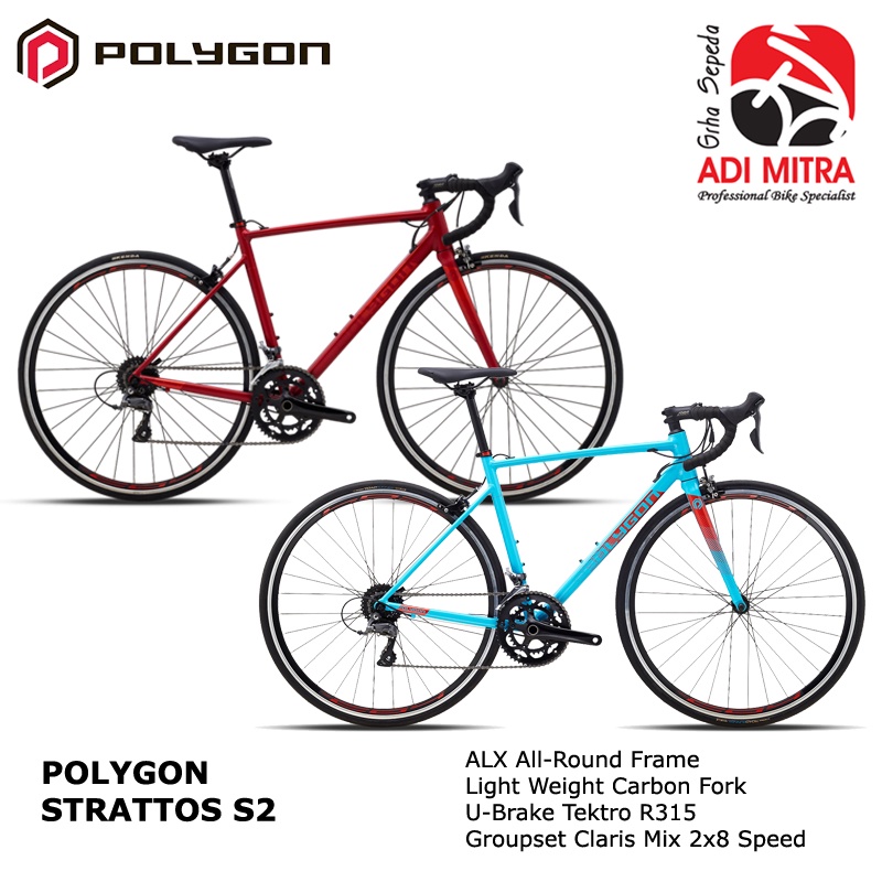 Road bike polygon deals murah