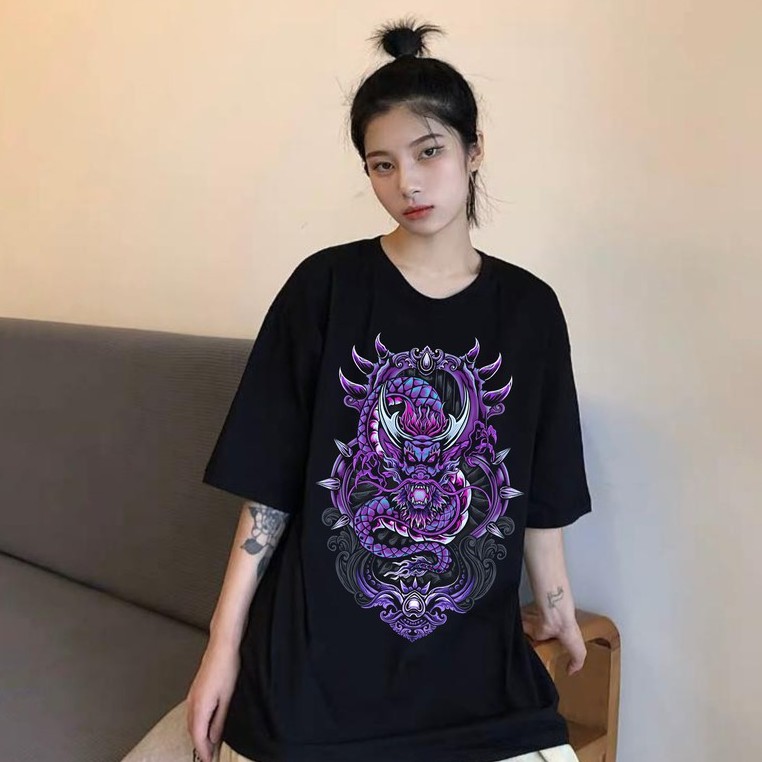 Jual KAOS NAGA Dragon Kaos Gambar NAGA Kaos Pria Wanita Premium ...