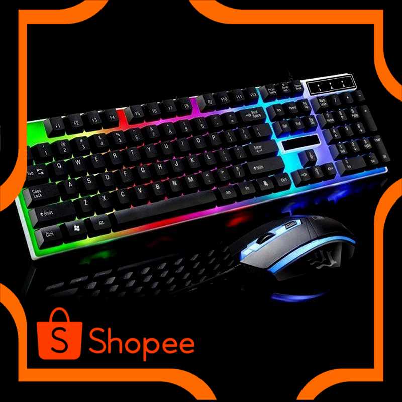 Jual Paket Gaming Keyboard dan Mouse RGB / Set Gaming Mouse dan