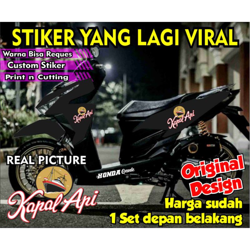 Jual STIKER VARIO KAPAL API | Shopee Indonesia