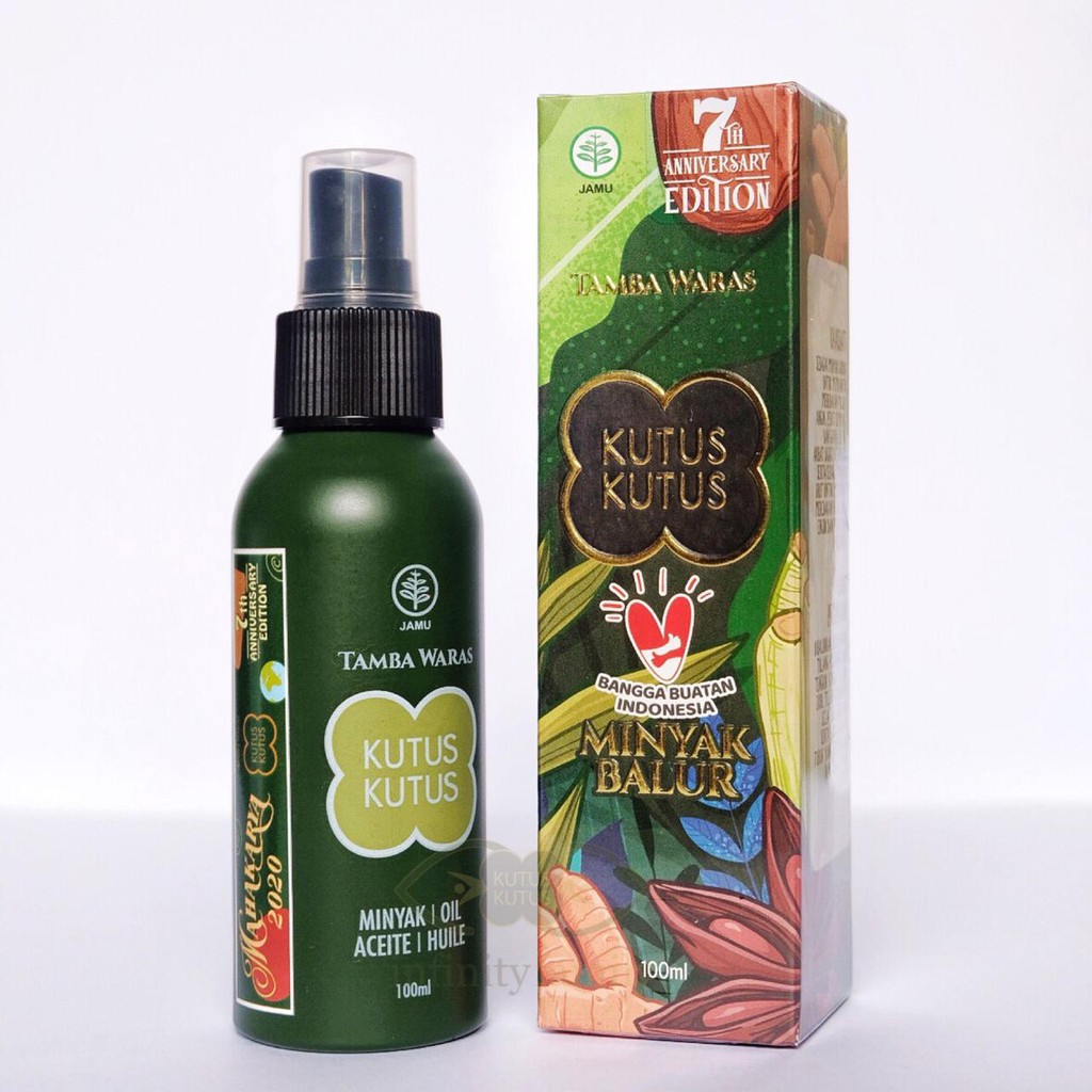 Jual Minyak Kutus Kutus Herbal Organic 100ml Kemasan Baru Shopee