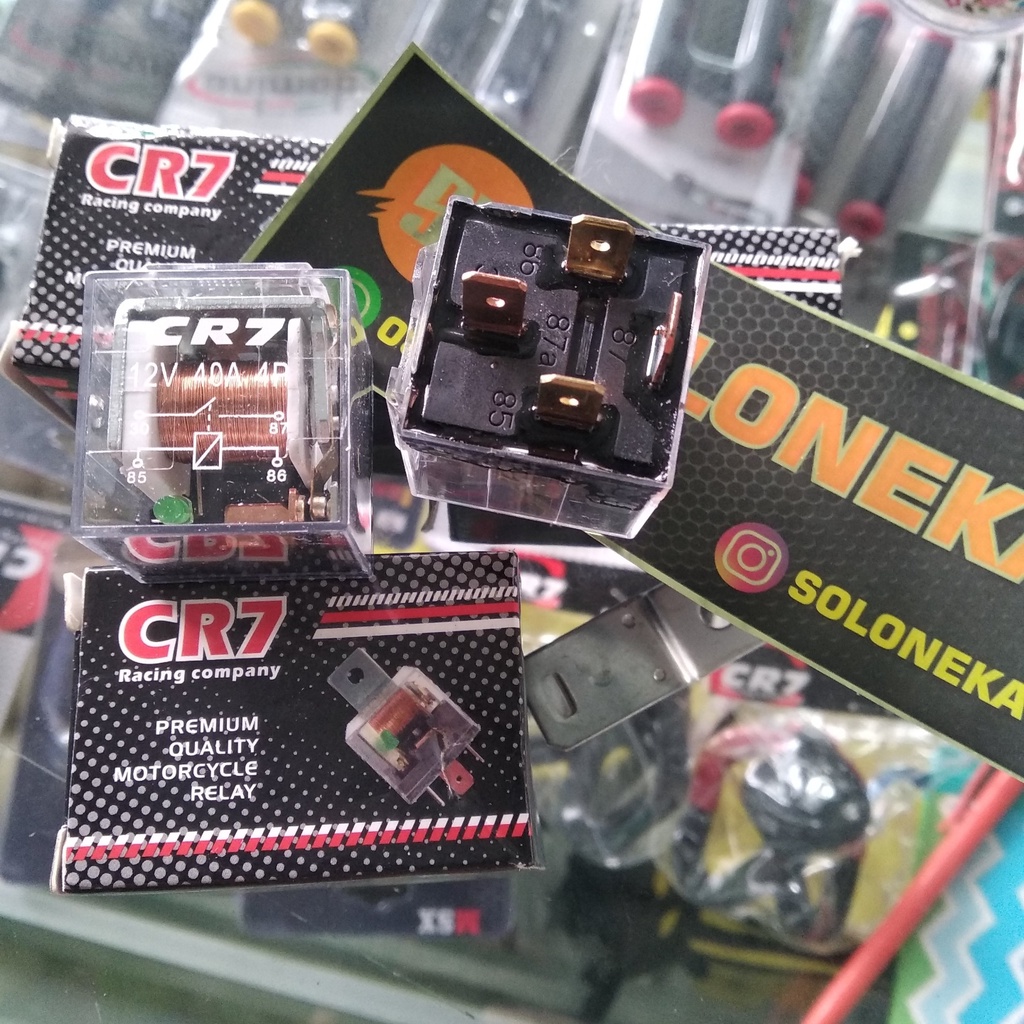 Jual Relay Klakson CR7 Transparan 4 Kaki Shopee Indonesia