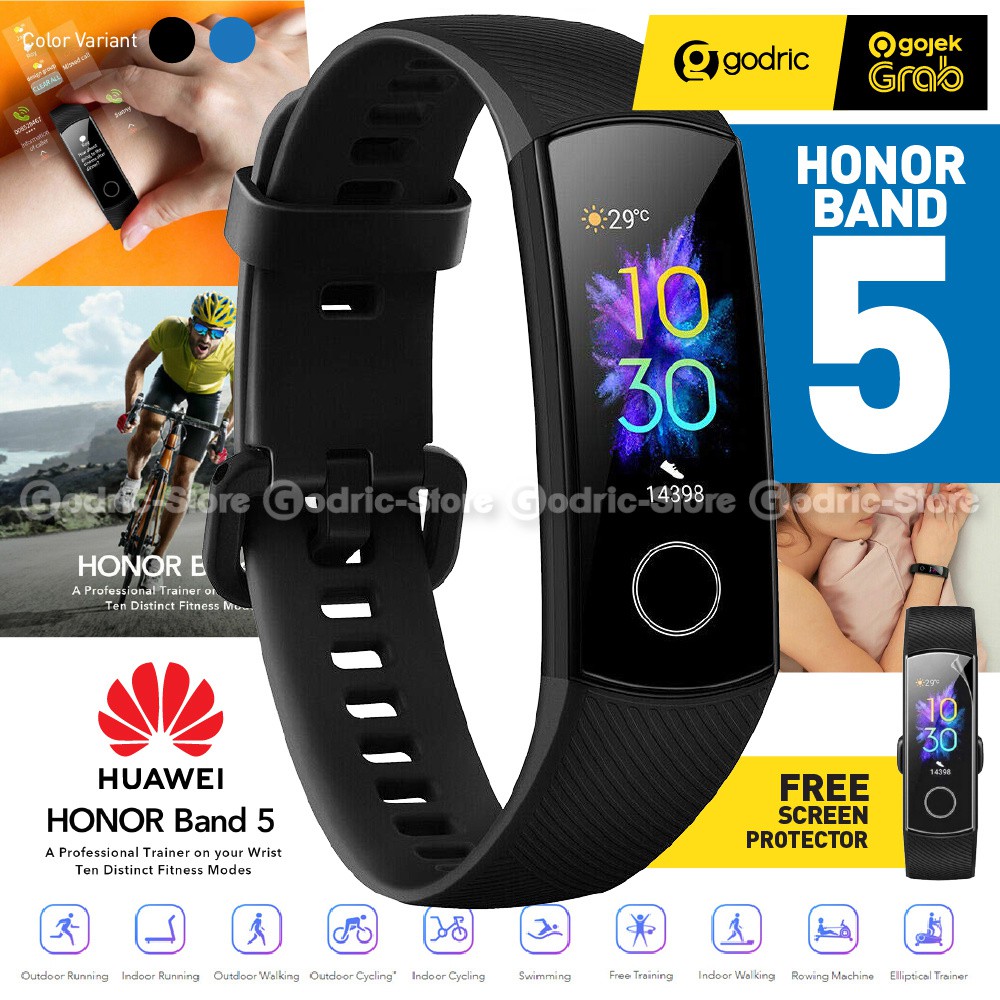 Jual HUAWEI HONOR BAND RESMI Smartband Blood Oxygen Heart Rate