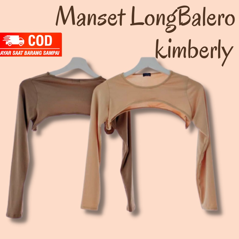 Jual Manset Balero Crop Top Kimberly Manset Lengan Sambung Balero