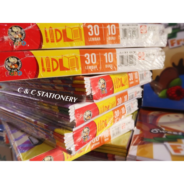 Jual Buku Tulis Dodo 30 Lembar /pak Isi 10 | Shopee Indonesia