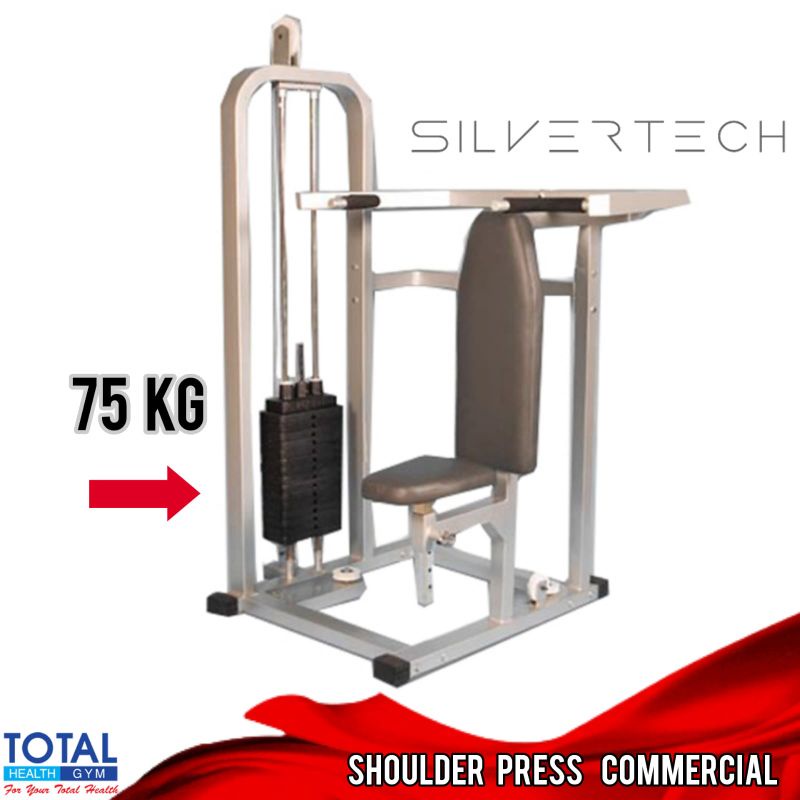 Jual SHOULDER PRESS ALAT GYM COMMERCIAL ALAT FITNESS TOTAL FITNESS