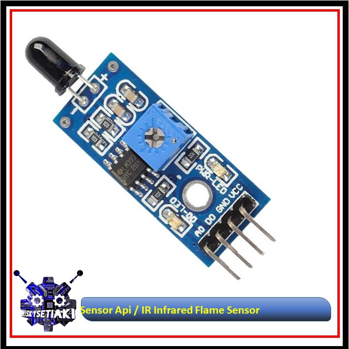Jual Sensor Api / IR Infrared Flame Sensor dengan Output Analog dan ...