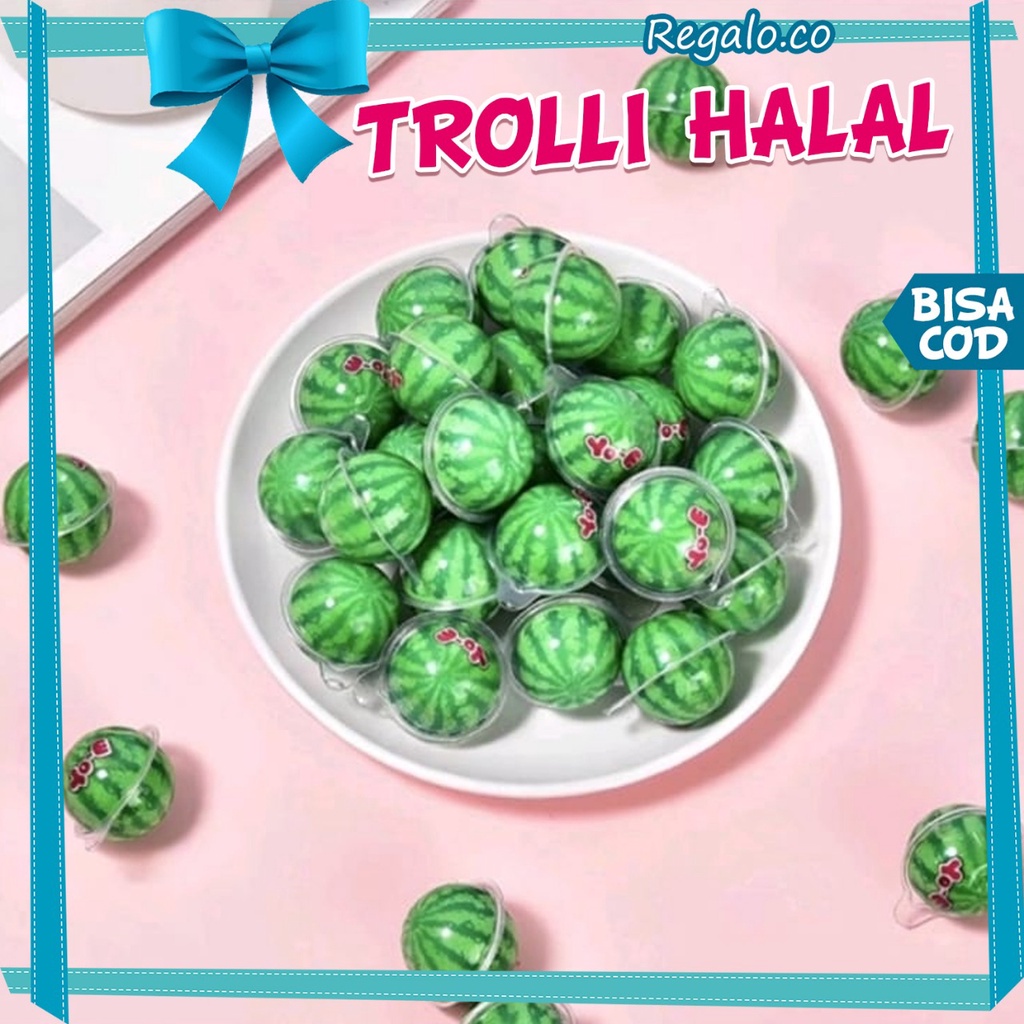Jual Permen halal trolli 3D gummy isi selai Shopee Indonesia