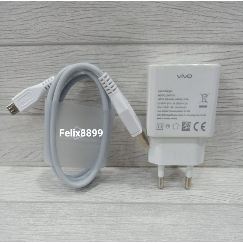 CHARGER VIVO V5 V5 LITE V5LITE ORIGINAL 100% FAST CHARGING MICRO USB