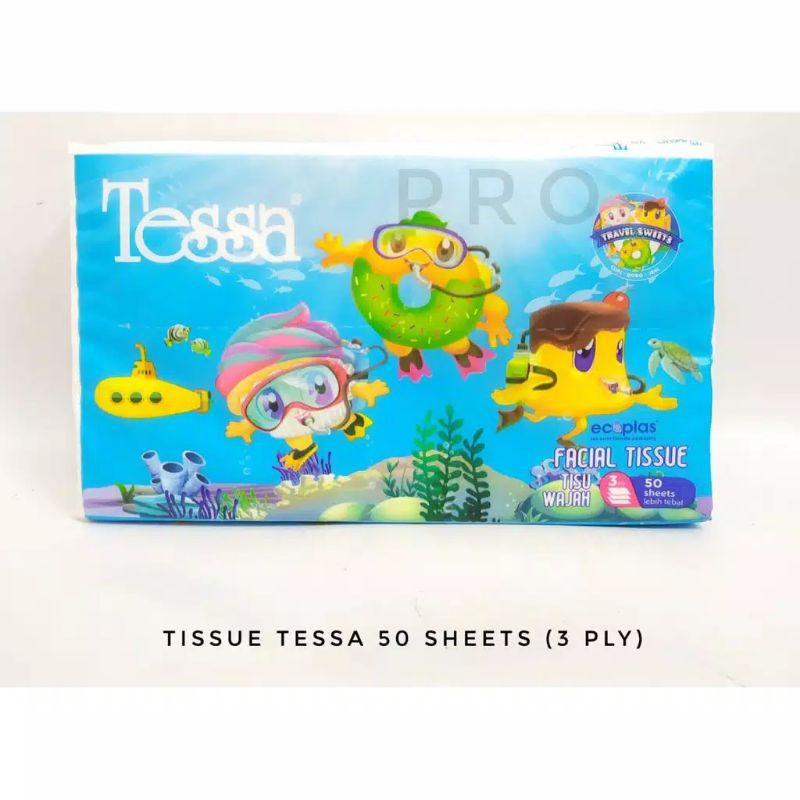 Jual Tessa Tisu Wajah 3ply Isi 50 S Tessa Travel Pack Shopee Indonesia