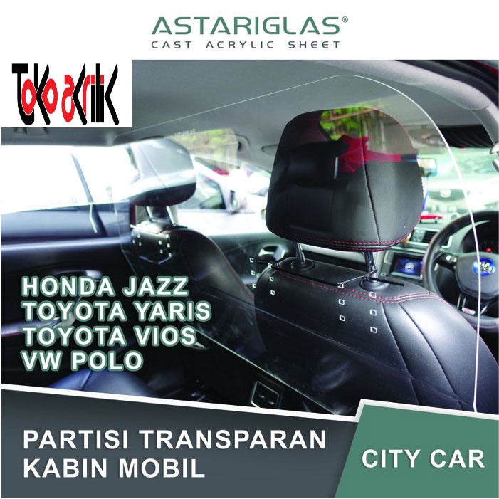 Jual Partisi mobil city car / sekat mobil akrilik | Shopee Indonesia