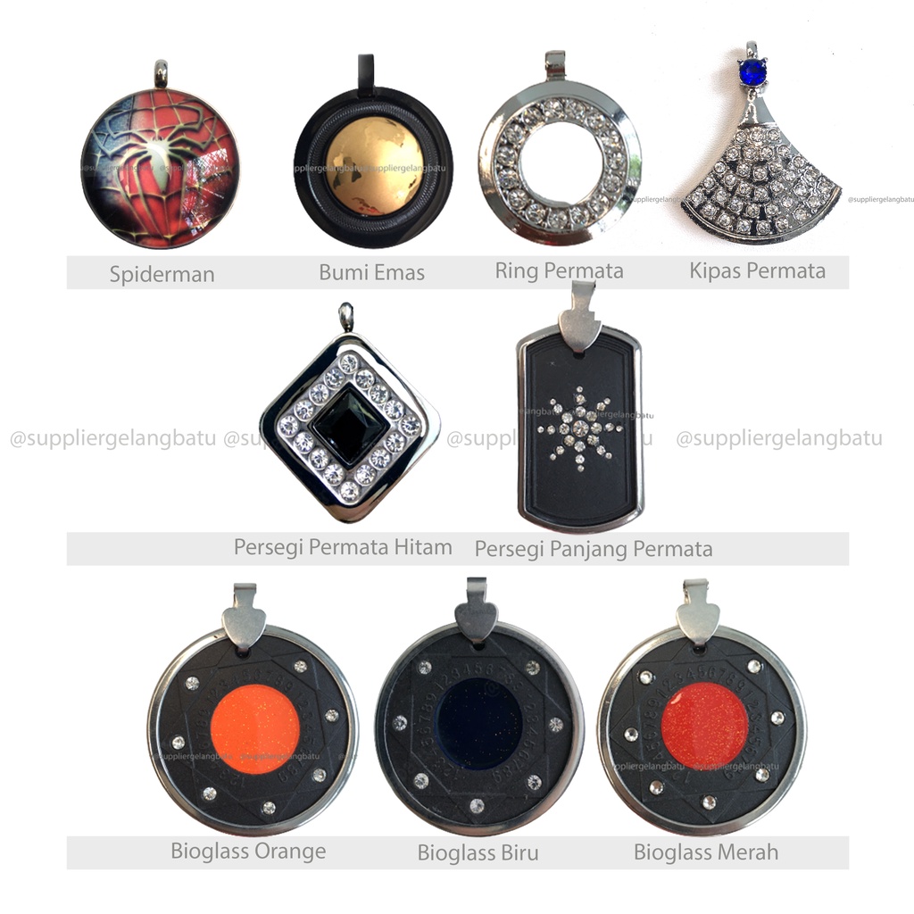 Jual Bandul Kalung Kesehatan Tormalin Magnet AntiVirus Terapi ...