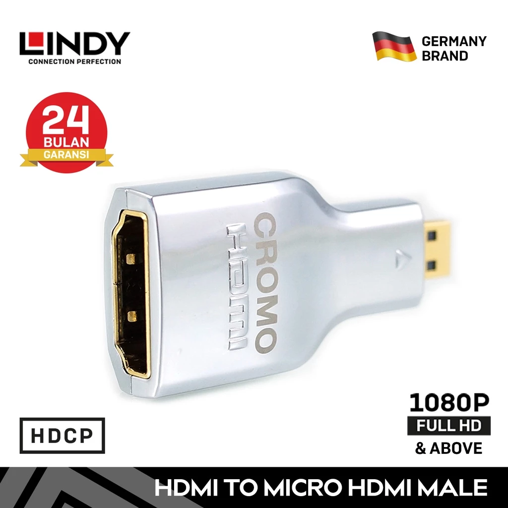 LINDY 41510 Konektor Part Adapter Female HDMI to Micro HDMI Male