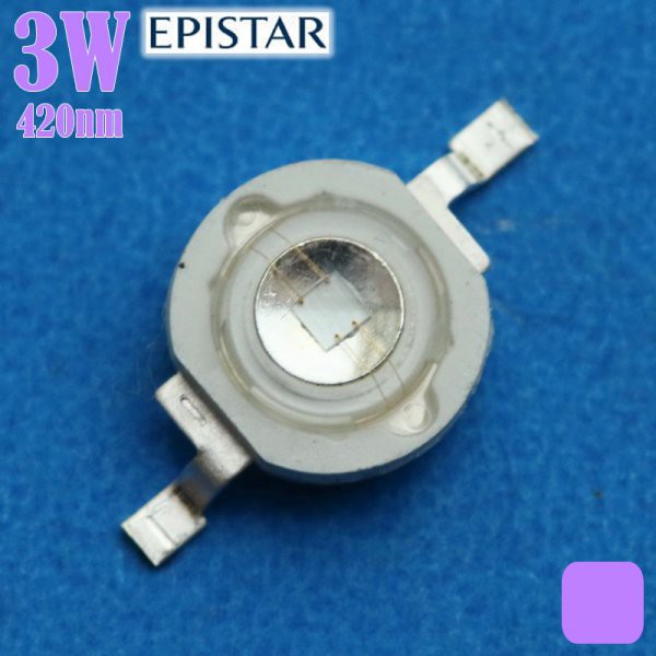 Jual Led HPL 3 Watt UV Ultraviolet 420Nm Epistar Led Shopee Indonesia