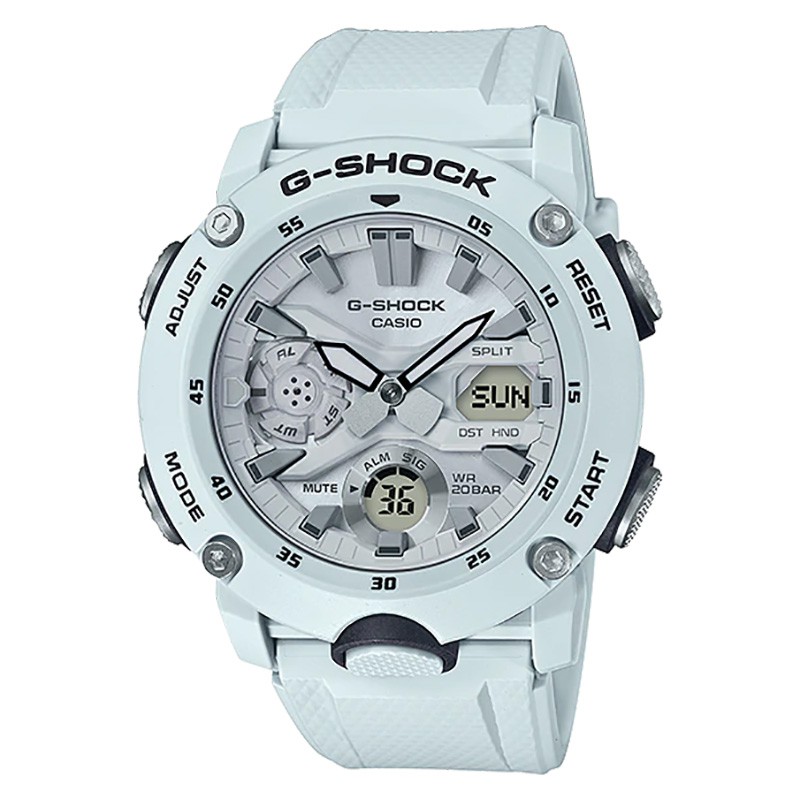 Jual Jam Tangan Pria Casio G Shock GA S AJF Digital Analog Dial White Resin Strap JDM