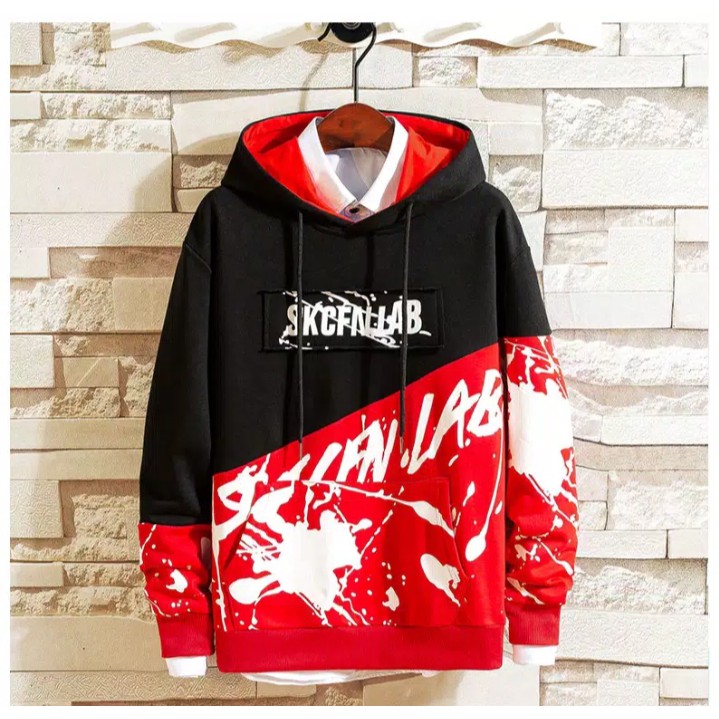 Sweater Pria Skcfnlab Hoodie Sweater Hoodie Korean