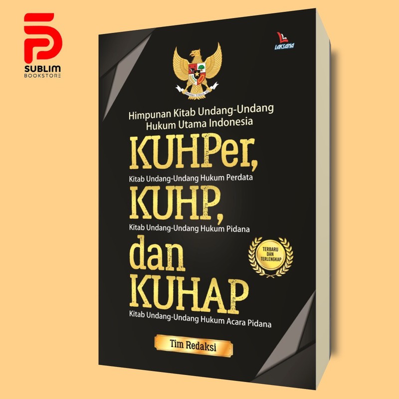 Jual Himpunan Kitab Undang-Undang Hukum Utama Indonesia KUHPer, KUHP ...