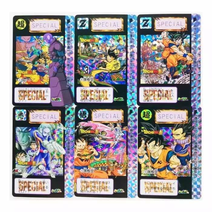 Jual Kartu Dragon Ball Z Super Speical Card Hologram (Harga Per Kartu ...