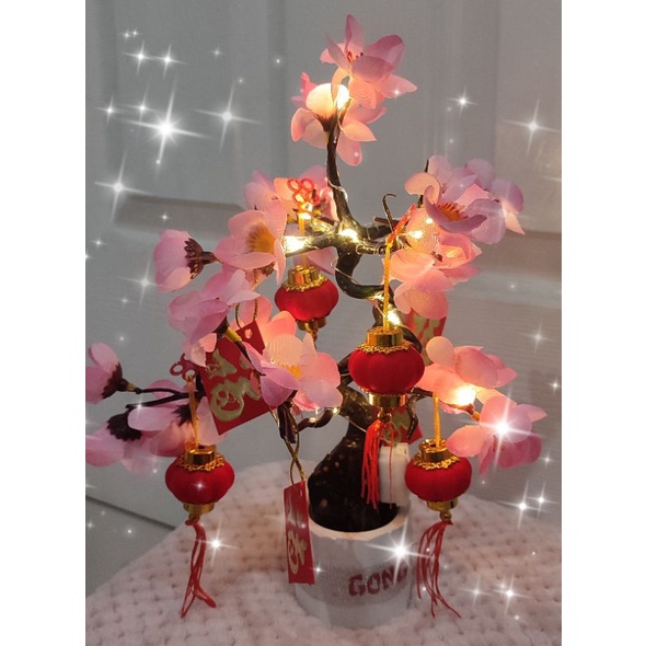 Jual Hiasan Meja Pohon Angpao Pohon Imlek Mini | Shopee Indonesia
