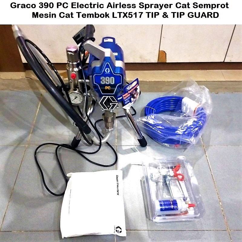 Jual Graco 390 PC 17C310 Electric Airless Sprayer Stand Spray Air Gun