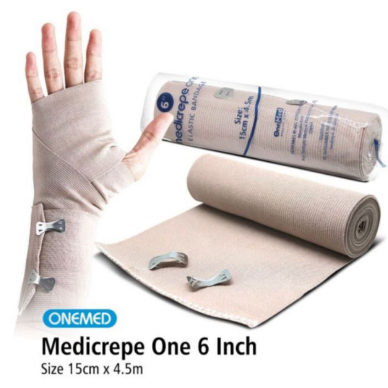 Jual Medicrepe Onemed verban elastis 6 inchi( 15cm x 4,5 m) | Shopee ...