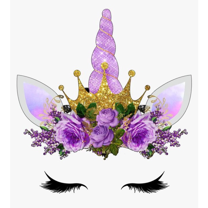 Jual Topper Kue karakter Unicorn, Hiasan Kue Ulang Tahun Unicorn