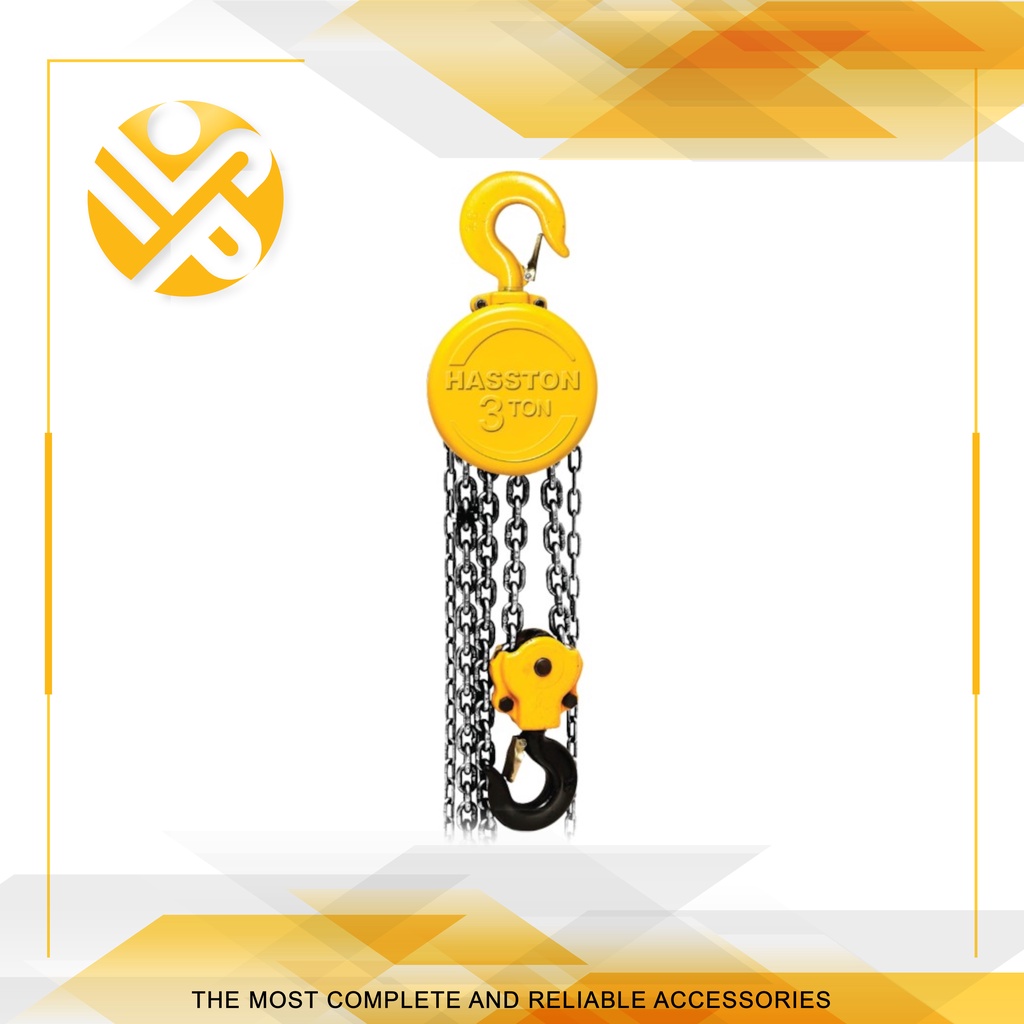 Jual HASSTON PROHEX Chain Block / Takel 3 Ton x 3 Meter Shopee Indonesia