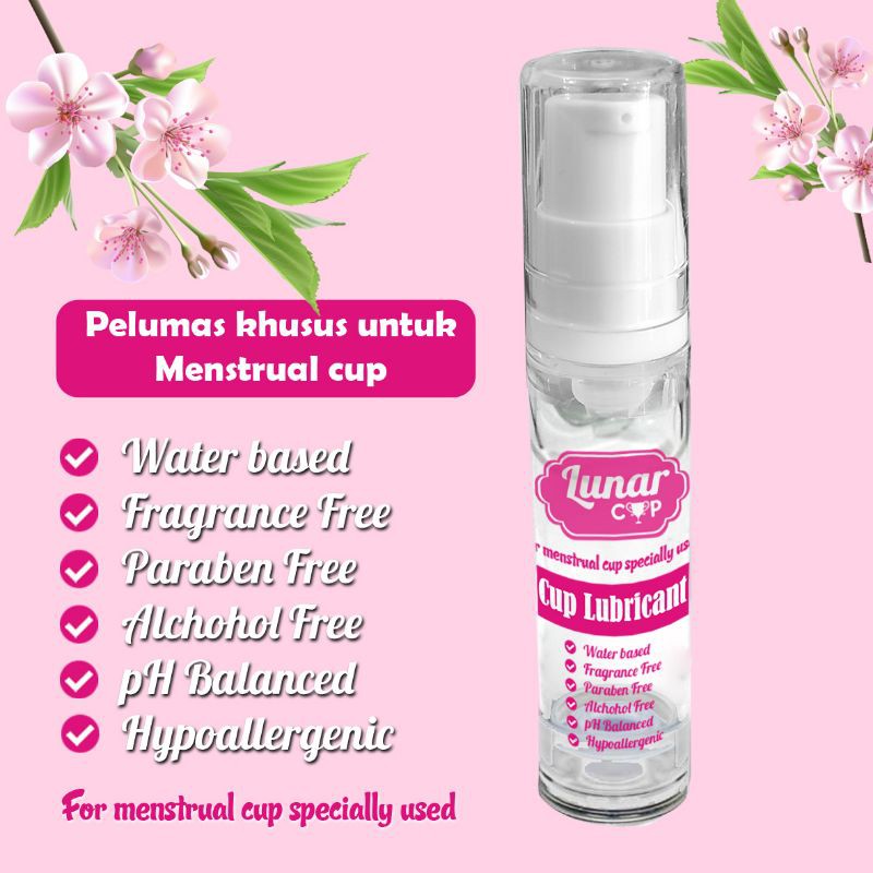 Jual Lunar Cup lubricants pelumas khusus menstrual cup Shopee Indonesia