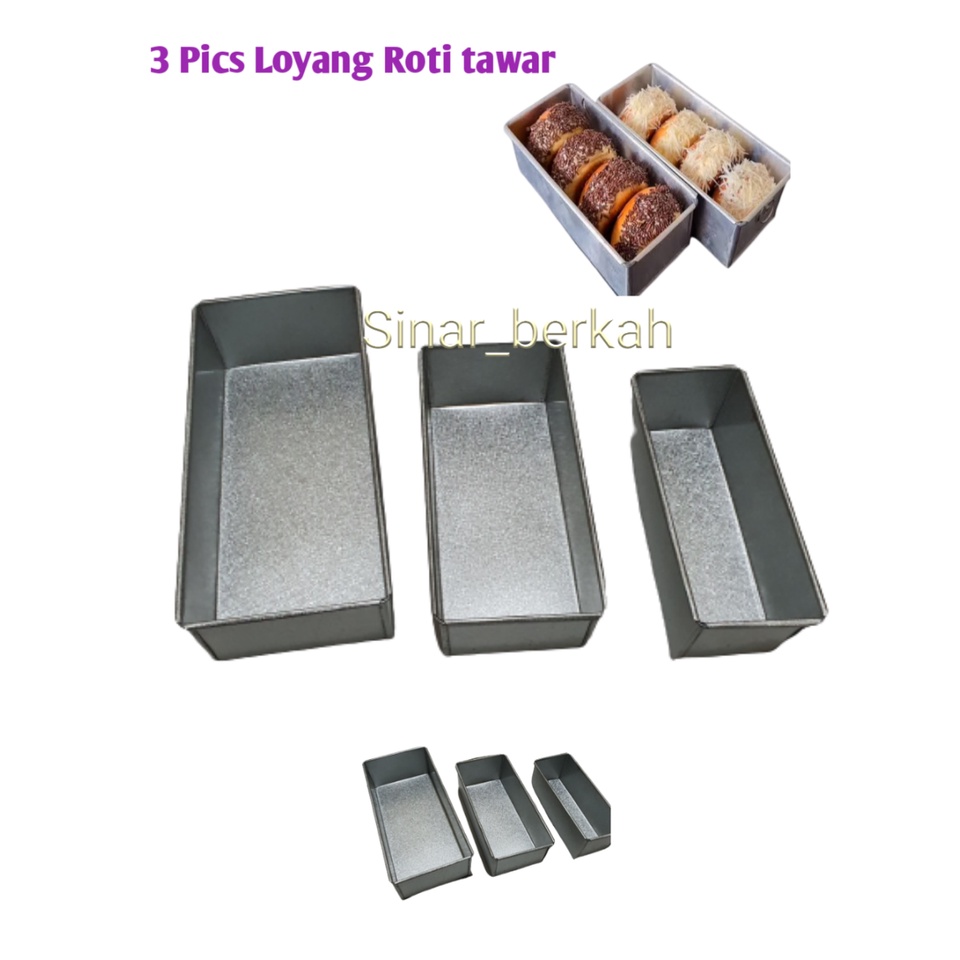 Jual 3 pics loyang Roti dengan ukuran berbeda dengan bahan terbaik ...