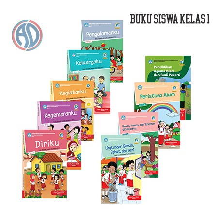 Jual Buku TEMATIK Siswa Kelas 1 SD TEMA 1,2,3,4,5,6,7,8, dan PAI ...