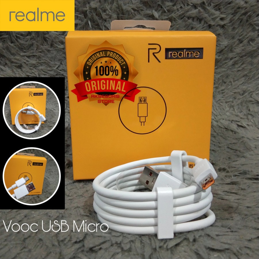 Jual Kabel Data REALME VOOC FLASH Type C Original (packing Kotak ...