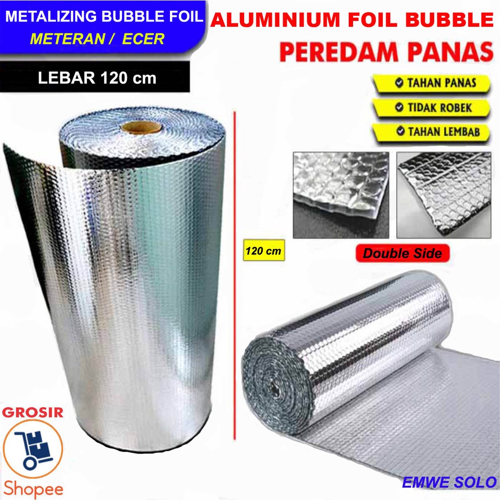 Jual EMWE SOLO (1 ROLL) Alum Alumunium Aluminium Foil Bubble Peredam ...
