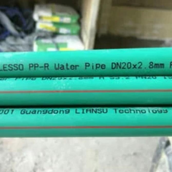 Jual Open DS] Pipa Air Panas PPR Lesso Pn 20 1/2in 20mm Palembang