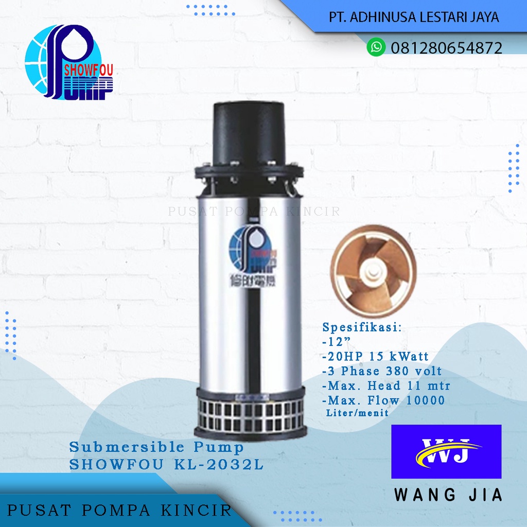 Jual Pompa Submersible Showfou Type KL-2032L | Shopee Indonesia