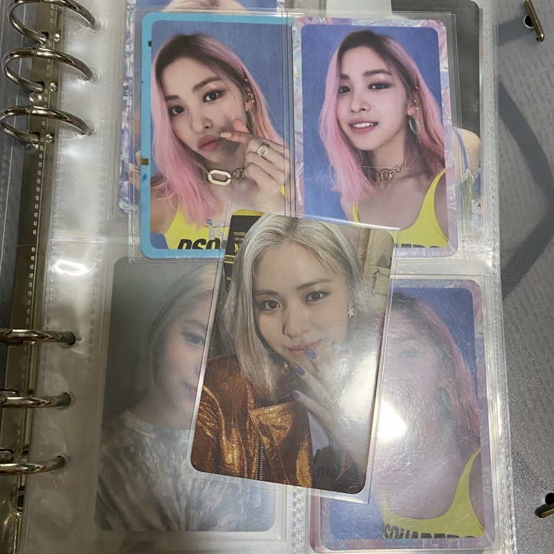 Jual ryujin photocard pc itzy its icy border + not shy kuning | Shopee ...