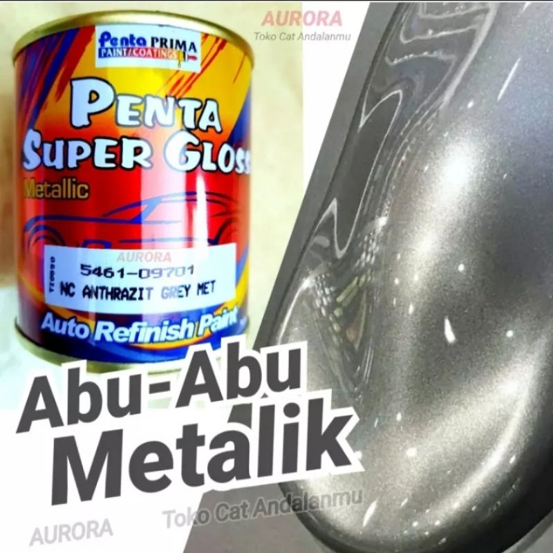 Jual Cat Penta Super Gloss Nc Anthrazit Grey Met Abu Abu Antrasit Metallic Metalik Cat Duco 0777