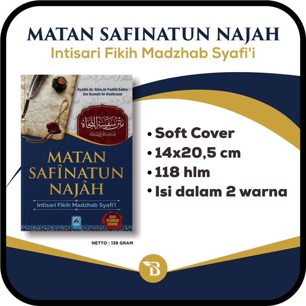 Jual Matan Safinatun Najah Intisari Fikih Madzhab Syafii Soft Cover ...