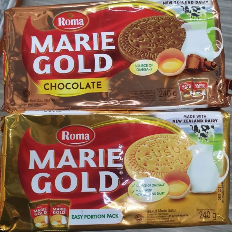 Jual Roma Marie Gold 10 sachets (220gr) | Shopee Indonesia