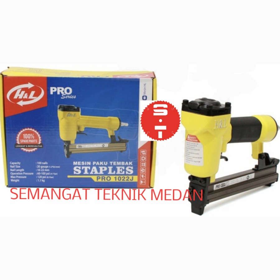 Jual Alat Air Nailer Paku Gun Staples Angin Pneumatic H L J U Mm Shopee Indonesia