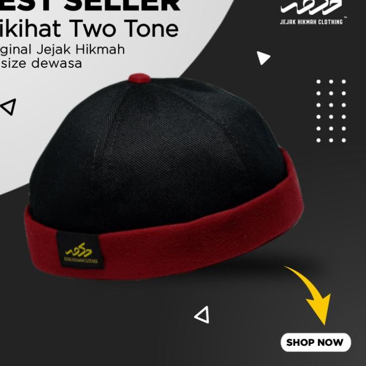 Jual Oke Price.. TOPI PECI MIKI HAT 2 WARNA Jejak Hikmah MIKIHAT