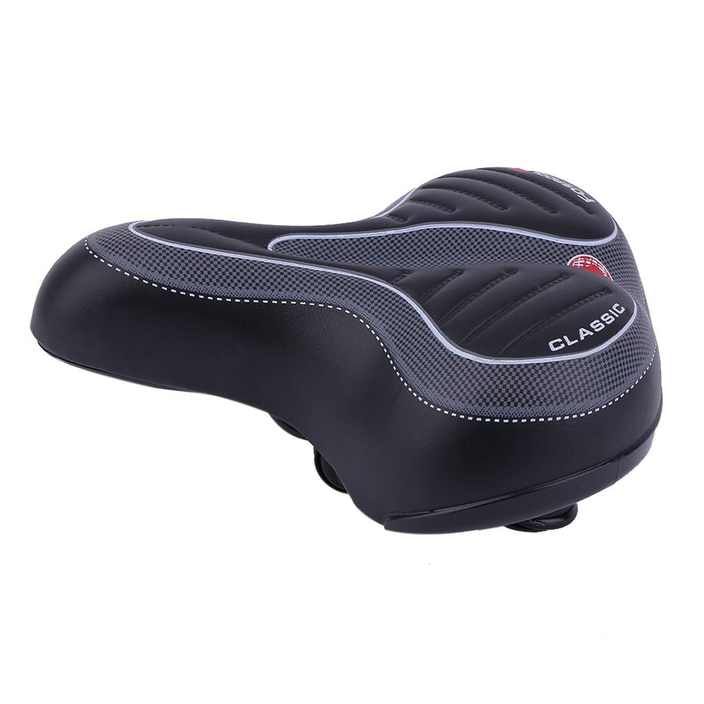 Jual Sadel Sepeda Empuk Nyaman Shock Absorption dengan Reflective Tape ...
