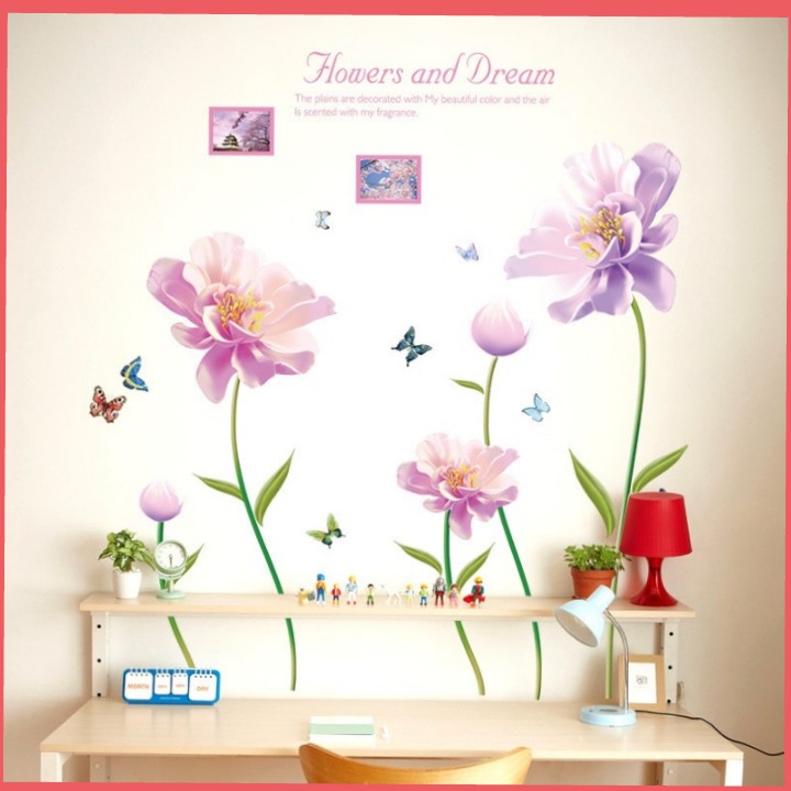 Jual KMK WALLSTICKER STIKER STICKER DINDING TEMBOK JBTR BP12 9294 BUNGA ...