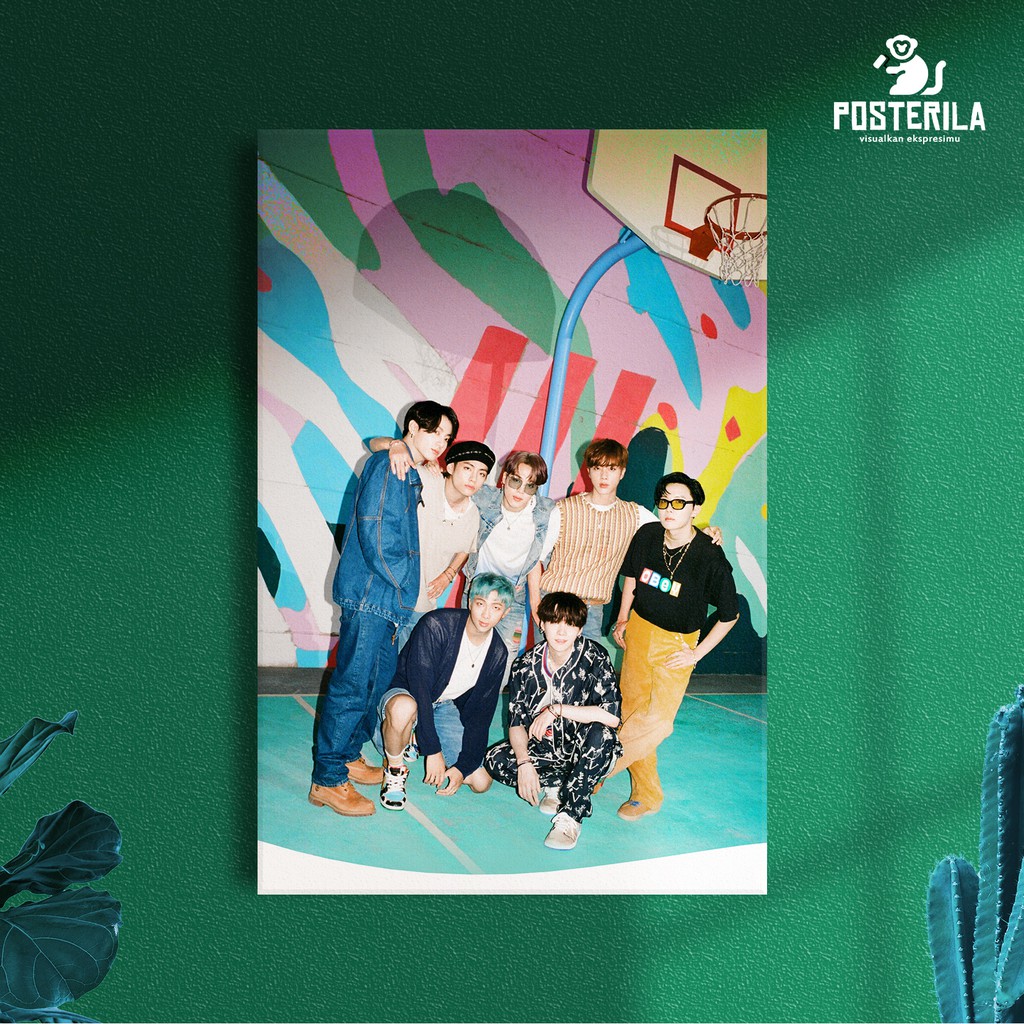 Jual [COD] Poster Kayu Jati Belanda 30x20 All Team BTS Dynamite Concept ...