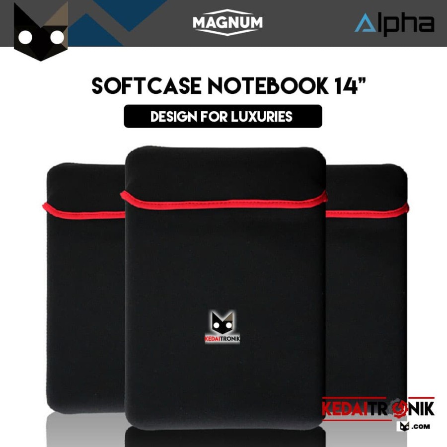 Jual Softcase Notebook 14 Slim Black Soft Case 14 inch Sleeve Tas Laptop Sarung 14inch hitam Shopee Indonesia