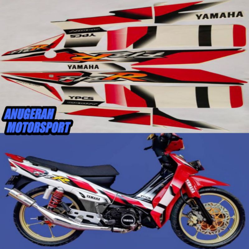 Jual striping / sticker lis body Yamaha fizr / f1zr / fiz r 2002 2003 ...