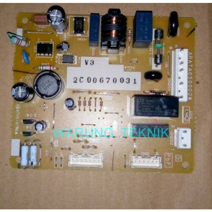 Jual MODUL PCB KULKAS PANASONIC 2 PINTU NON INVERTER ORIGINAL TERLARIS ...